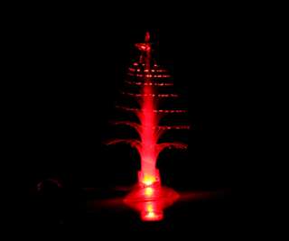 USB 7 Color Change Top star Fiber Optic Christmas Xmas Tree LED Night 