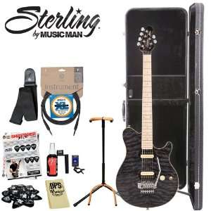 Music Man AX40 TBK Electric Guitar with Transparent Black Finish   Kit 