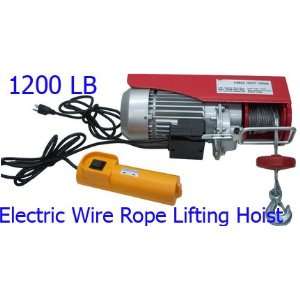  1200 LB Electric Wire Rope Hoist Lift