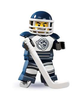   Korea Lego 8804 Minifigures Series 4 Minifig City Figure Hockey Player