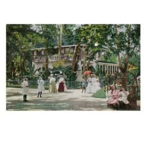   Exterior View of the Bungalow at Elitchs Gardens Premium Poster Print