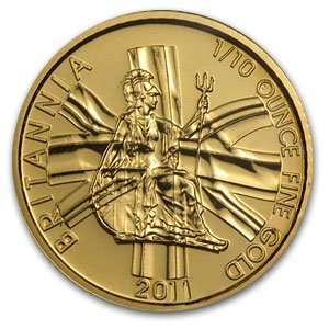  2011 1/10 oz Gold Britannia Beauty