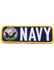   Shoulder Patch Naval Embroidered Iron On Military Veteran Emblem