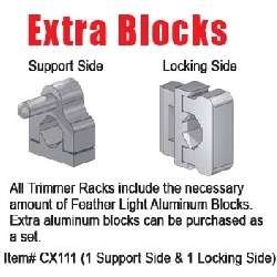   Blocks for the Xtreme Series Trimmer Racks For Open/Enclosed Trailers
