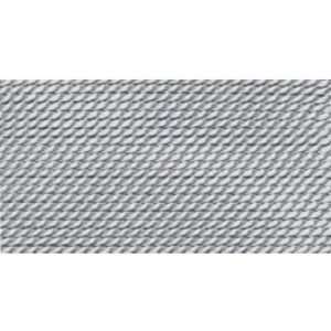  Nylon Beading Thread, Gray, Size 12, 0.98 Millimeters 