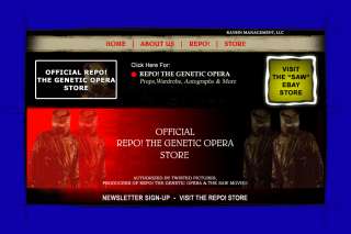 Raybin Management, Memorabilia items in REPO THE GENETIC OPERA AUCTION 