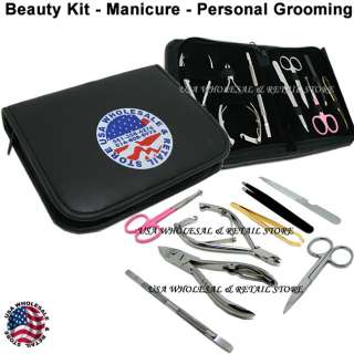 BEAUTY SET FOR NAILS EYEBROW AND PERSONAL CARE