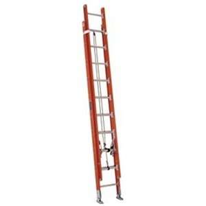   Heavy Duty Fiberglass Plate Connect 2 Section D Rung Extension Ladders