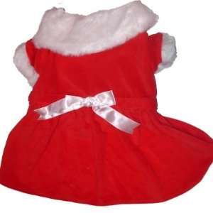  Xs DOG MRS Santa Claus Costume Holiday Dress Extra Small 