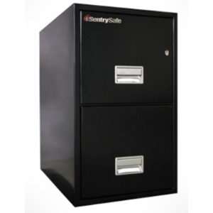   2T2510, 25D 2 Drawer Letter 1 Hour Fire File Cabinet