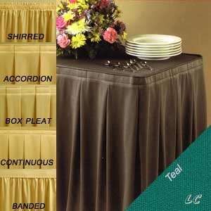   Milliken Fitted Table Skirts Wyndham Flame Retardant