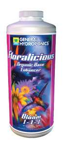 Quart qt Floralicious Bloom General Hydroponics 32 oz gh flower 