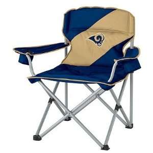   Rams Big Boy Folding Tailgate Camping Beach Chair