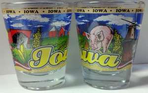 IOWA State Shot Glass New  