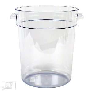   22 qt Polycarbonate Round Food Storage Container