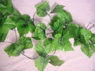 154 artificial grape IVY garland wired silk Plant leaf  