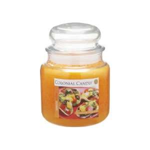  Set of 4 Mango Salsa Scented Jar Candles 15oz by Colonial 