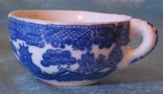 Blue Willow Teacup Childs Play Size Toy Miniature  