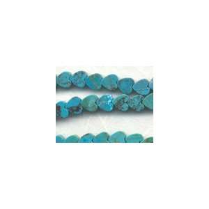 Chinese Turquoise Gemstone Heart Beads Arts, Crafts 