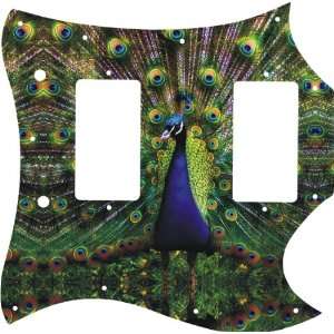  Peacock Graphical Gibson SG Standard Pickguard Musical 