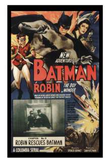 Superman Atom Man 36x24 Vintage Canvas Movie Poster  