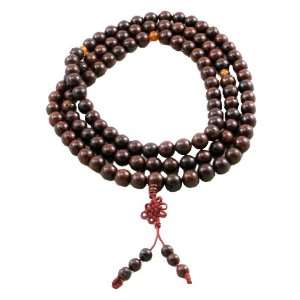  Dark Bodhi Root Mala  108 Beads 