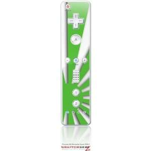  Wii Remote Controller Skin   Rising Sun Japanese Green by 