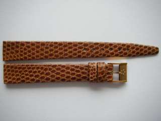 Eterna snake leather watch band 14 mm + buckle  