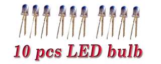 DIY Digital LED 10pcs Bulb OPEN picture Neon SIGN Red  