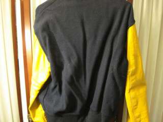 1965 Augustana College Leather Athletic Letter Jacket  