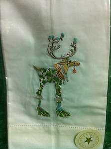 NEW Patience Brewster Vixen the Reindeer Towel/Linen  