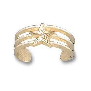  Houston Astros 10K Gold Star Toe Ring
