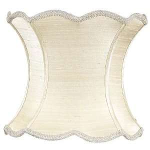  Ivory Extra Large Scallop Hourglass Lamp Shade