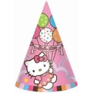  Hello Kitty Pink Balloon Dreams Dangle Party Hats (8 pc 