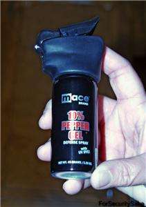 Mace® Pepper Spray Night Defender Pepper Gel LED Light & UV Dye Self 