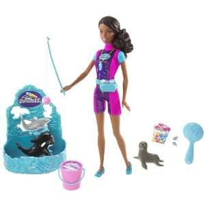  Barbie I Can Be   A Sea World Trainer (African American 