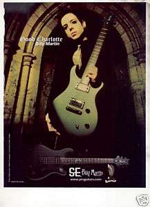 GOOD CHARLOTTE BILLY MARTIN SE GUITAR AD  