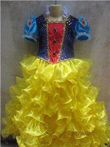 BABY GIRL PARTY NATIONAL PAGEANT DRESS SNOW WHITE  