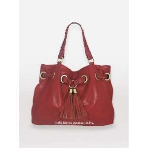 Melie Bianco Red Tassel Bag