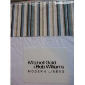 Modern Linens Signature Stripe Cal King Sheet Set, Ocean 