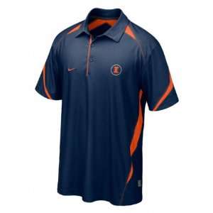   Nike Navy Coaches Sideline Play Action Pass Polo