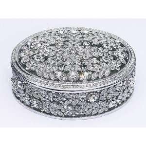Olivia Riegel Duchess Decorative Box With Clear Swarovski Crystals