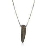 devon leigh ethnic tribal buffalo horn sterling silver necklace $ 440 