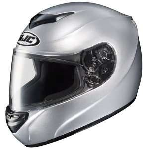  HJC CS R2 Full Face Motorcycle Helmet Silver Large L 208 