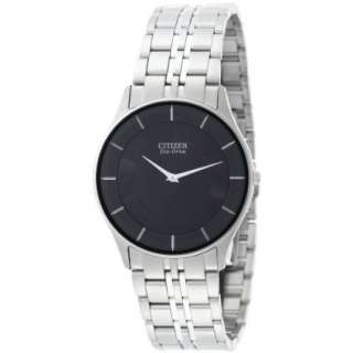 Citizen Mens AR3010 57E Eco Drive Stiletto Stainless Steel Watch 