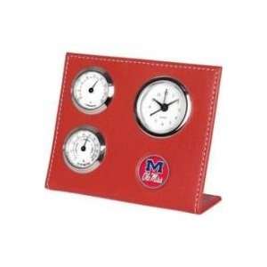  Mississippi Ole Miss Rebels Weather Station Desk Clock 