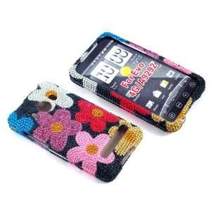   Rhinestone Crystal Jeweled Snap on Full Cover Case for Sprint HTC EVO