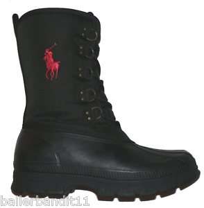 Polo Ralph Lauren Liam mens boots winter new black  