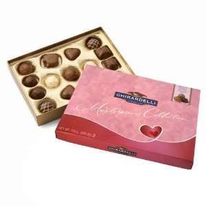 Ghirardelli Chocolate Valentines Day Masterpiece Truffle Gift Box, 7 