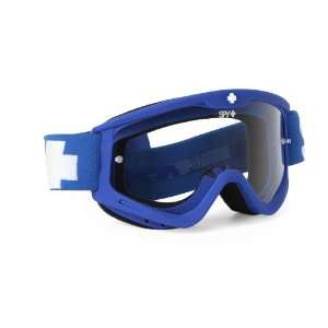 Spy Optic Targa 3 Clear Lens Goggles with Brooklyn Blue Frame